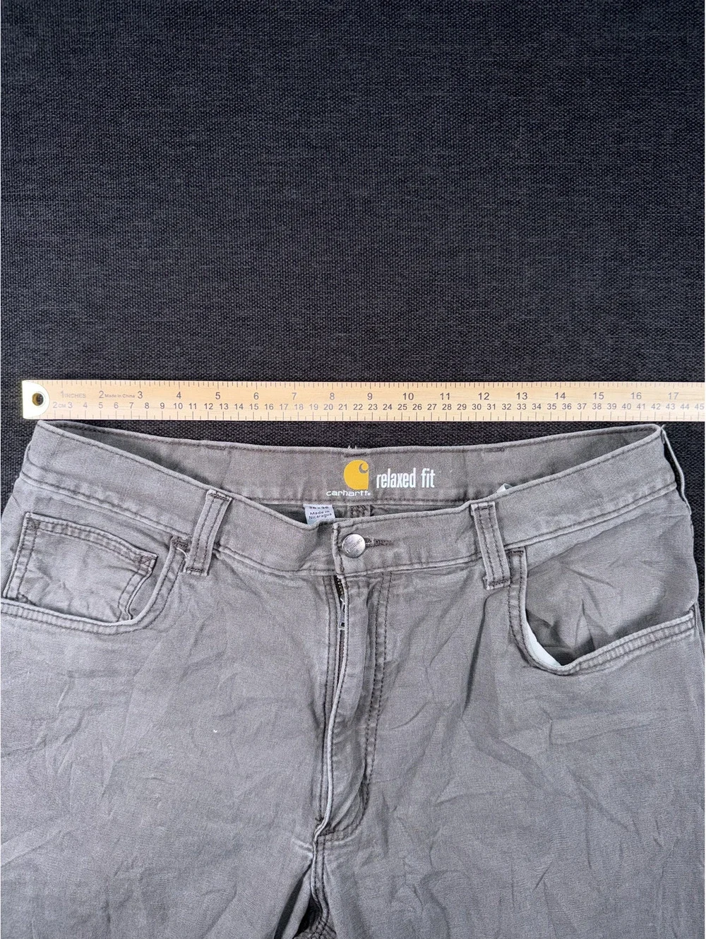 Carhartt Relaxed Fit Men's Pants Size 36x36 Brown Workwear